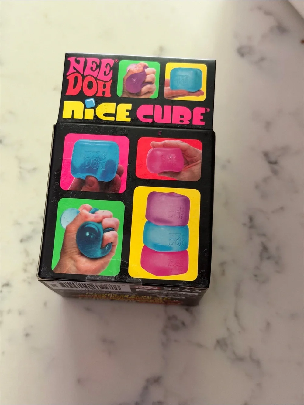 Needoh Nice Cube Super Solid Squishy- Purple